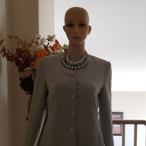 2-pc Bill Blass women's silk pantsuit